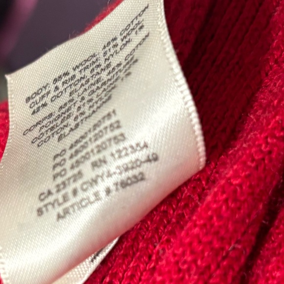 Wilfred Red Ribbed Cardigan - Picture 6 of 7